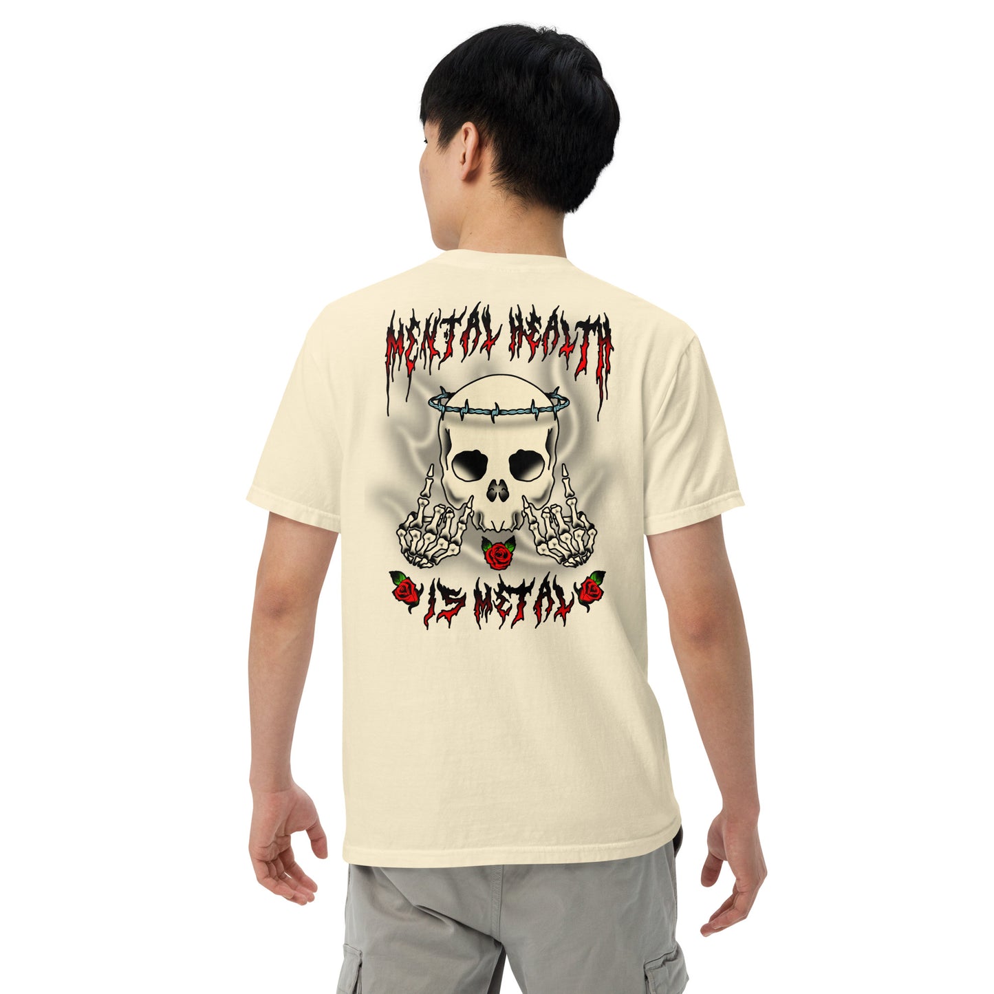 Anniversary Mental Health is Metal Tee - Butter