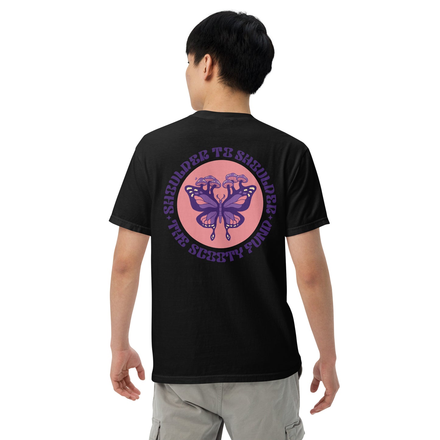 Anniversary Float Like a Butterfly Tee - Black, White