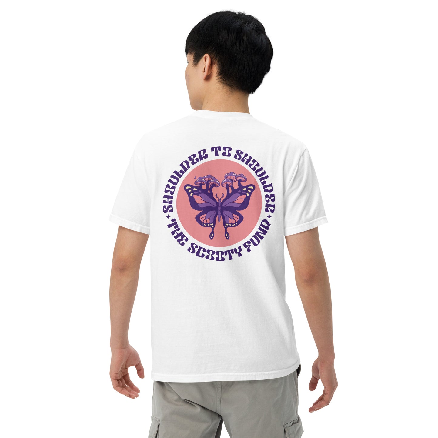 Anniversary Float Like a Butterfly Tee - Black, White